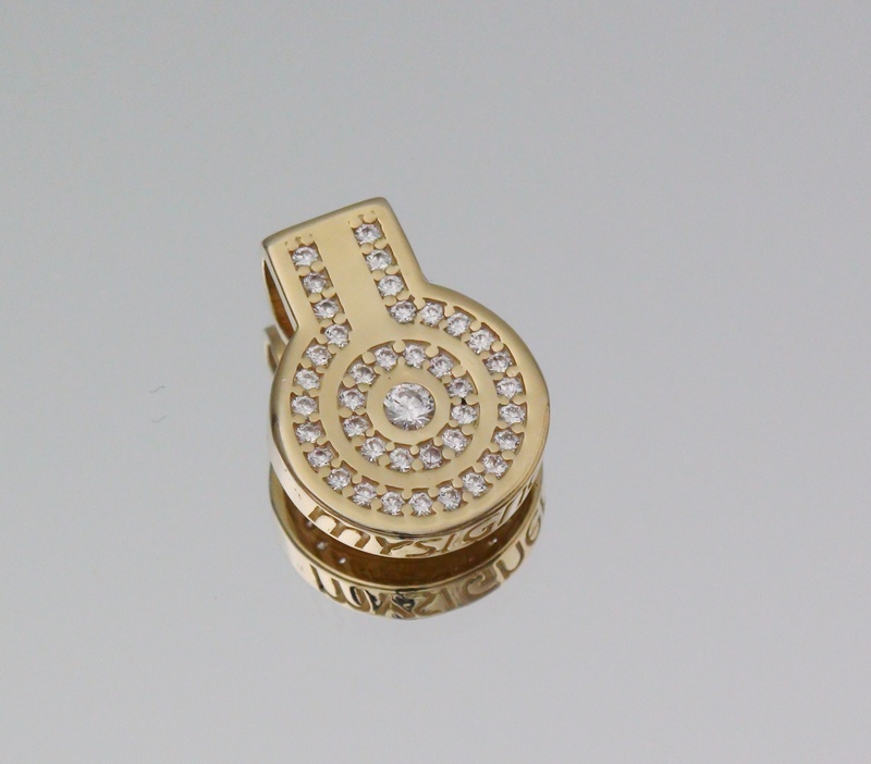 Pendant Gold White